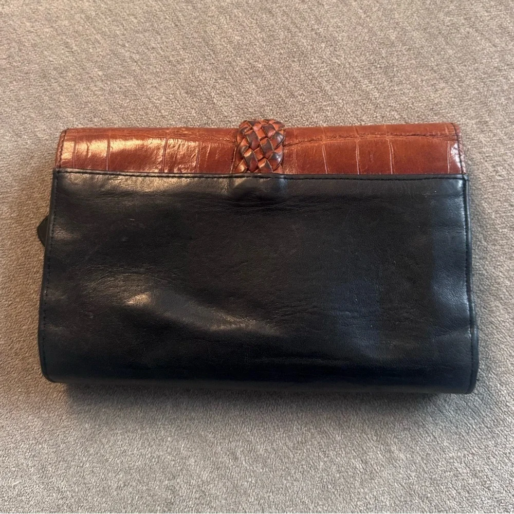 Vintage Brighton Embossed Leather Wallet